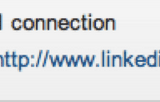 LinkedIn ONE Connection LinkedIn ONE Connection