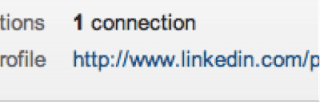 LinkedIn ONE Connection