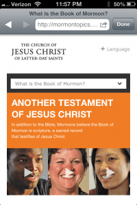 Book of Mormon QR Code link