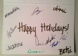 LMA holiday card 2013 signatures LMA holiday card 2013 signatures