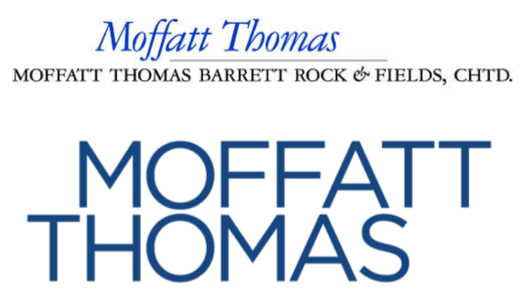 Moffatt Thomas logo before and after