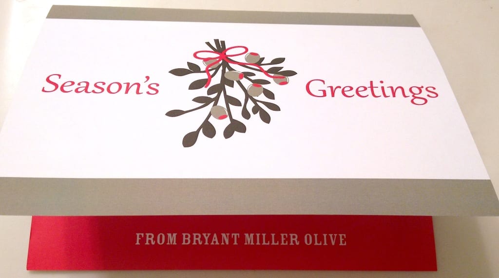 Bryant Miller Olive 2014 Holiday card  2