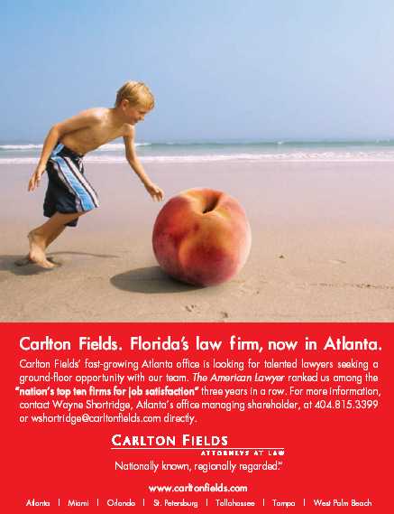 CF Carlton Ad Atlanta BEACH Ball Peach boy ad