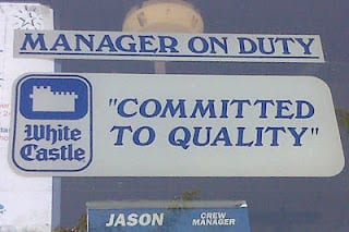 White Castle Sliders and Law Firm Tag Lines.