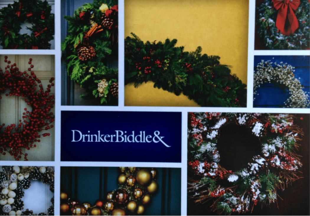 Drinker Biddle’s Clever Holiday Card.
