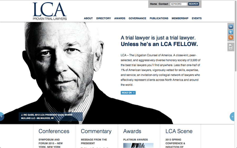 Rebranding a Leading Litigation Association