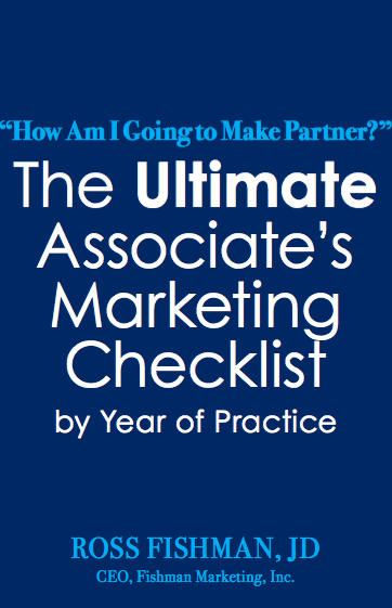 Free Sample of our NEW ‘Associate Marketing Checklist by Year of Practice’