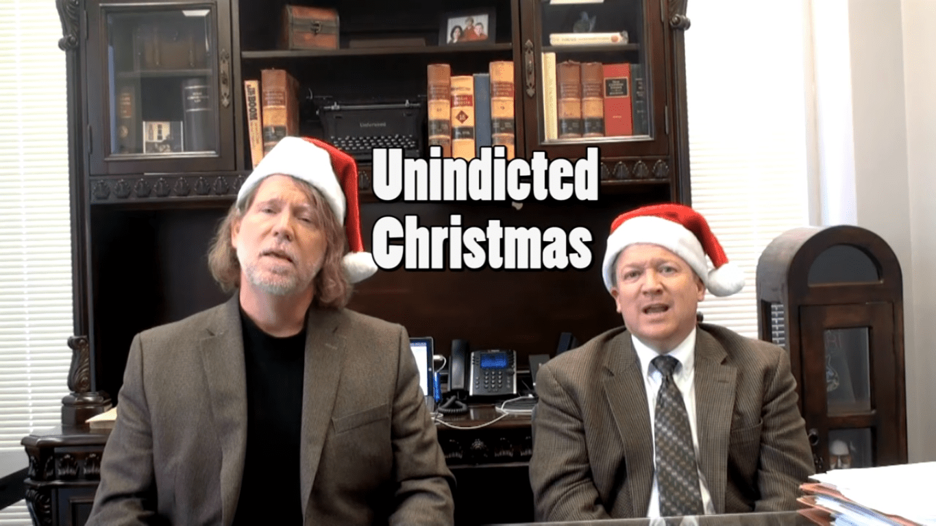 “Have Yourself an Unindicted Christmas” Law Firm Holiday Card