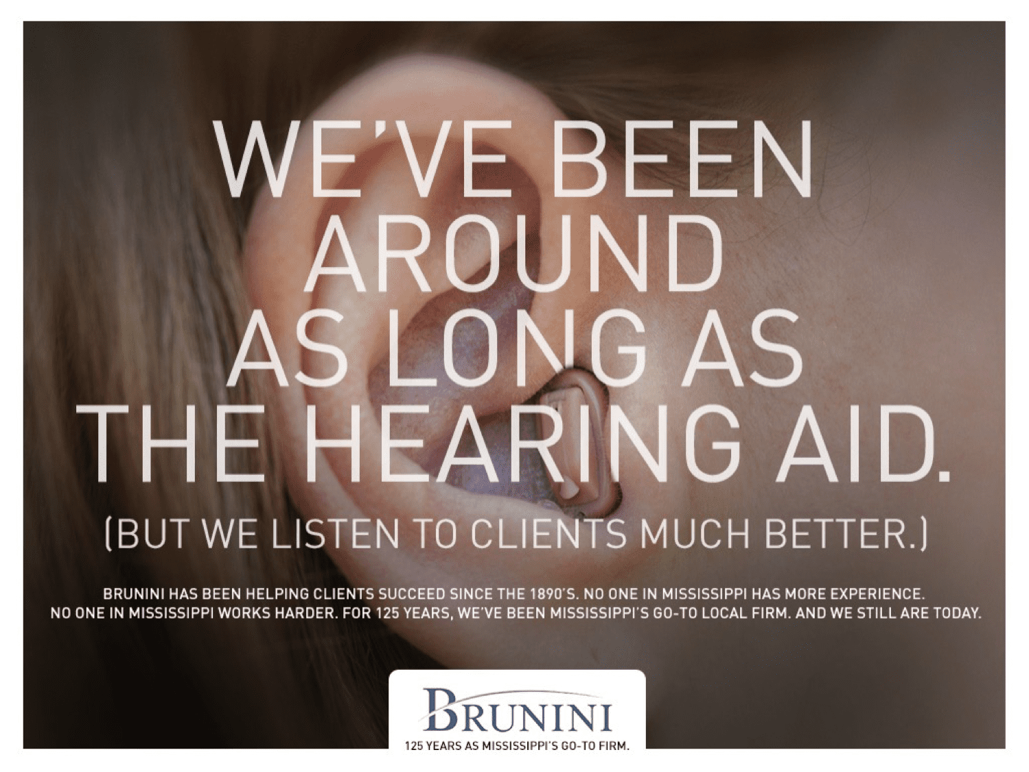 Design ad for Brunini